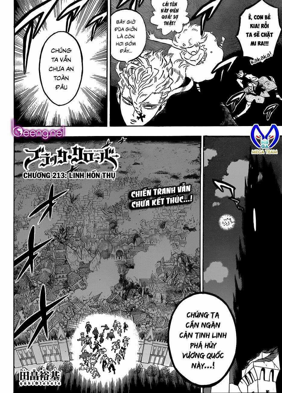 Black Clover - Pháp Sư Không Phép Thuật Chapter 213 trang 1