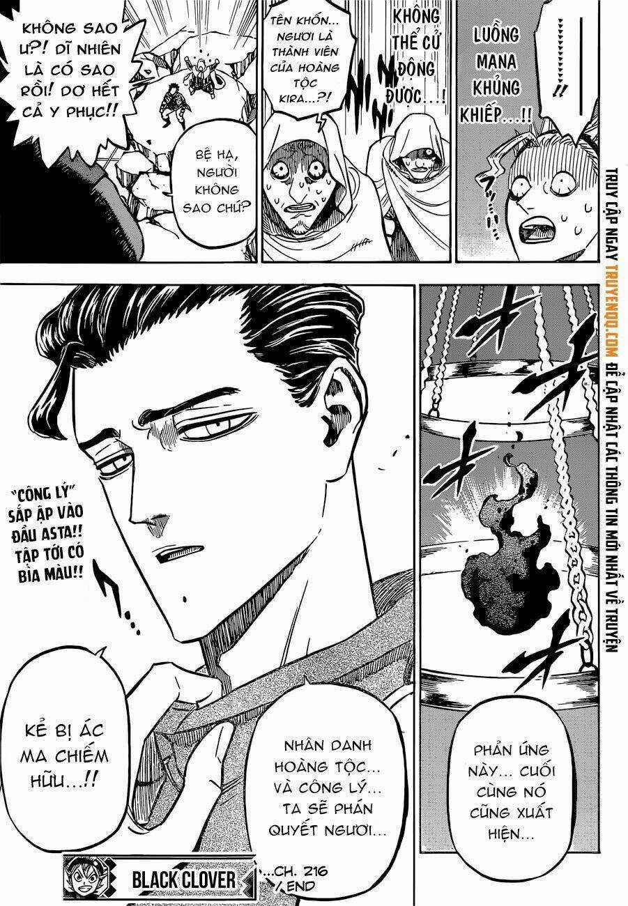 Black Clover - Pháp Sư Không Phép Thuật Chapter 216 trang 15