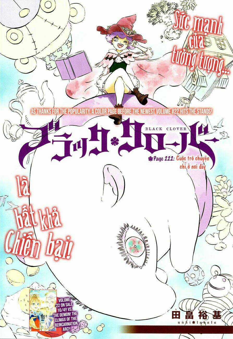 Black Clover - Pháp Sư Không Phép Thuật Chapter 222 trang 1