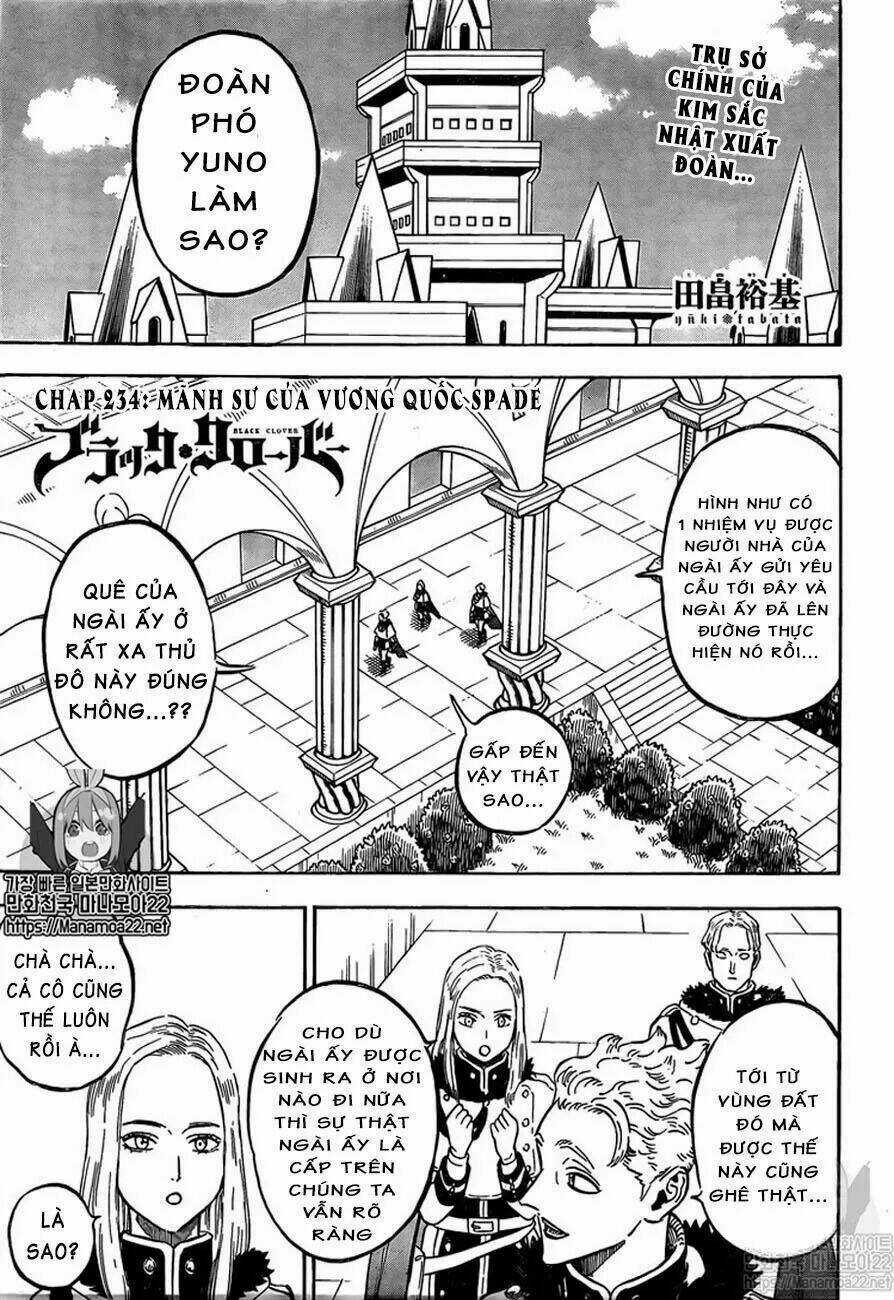Black Clover - Pháp Sư Không Phép Thuật Chapter 234 trang 1