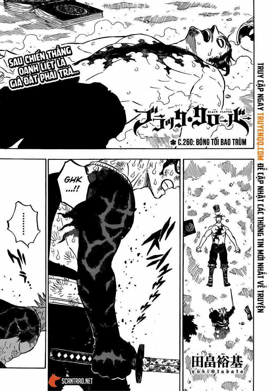 Black Clover - Pháp Sư Không Phép Thuật Chapter 260 trang 1