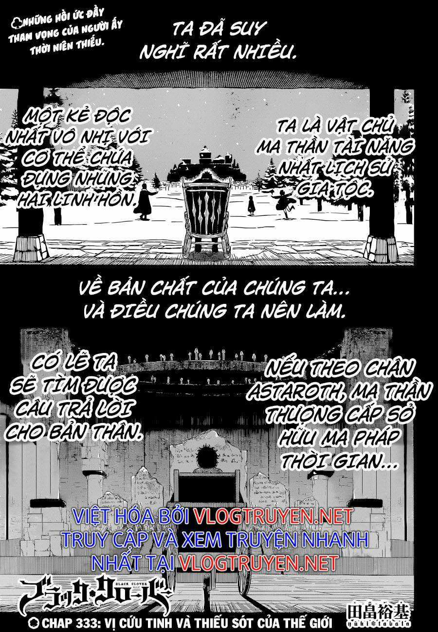 Black Clover - Pháp Sư Không Phép Thuật Chapter 333 trang 0