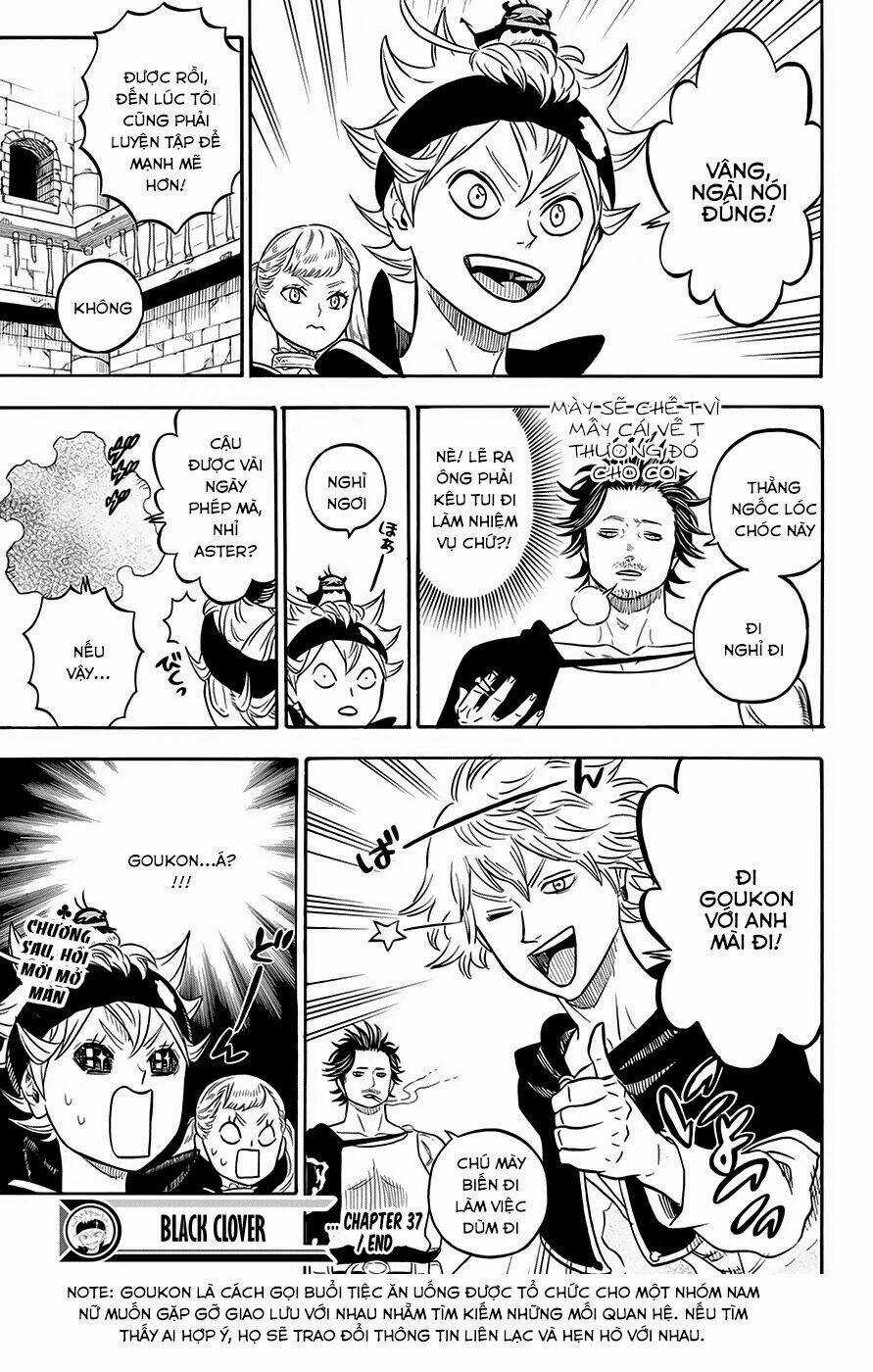 Black Clover - Pháp Sư Không Phép Thuật Chapter 37 trang 17