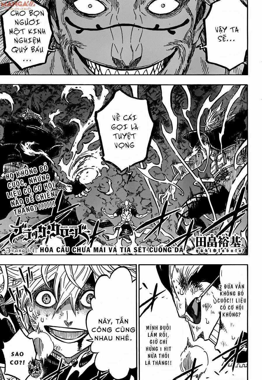Black Clover - Pháp Sư Không Phép Thuật Chapter 64 trang 1