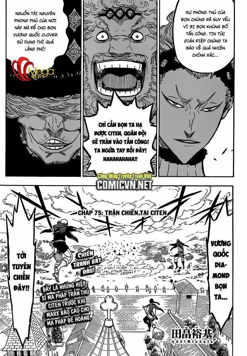 Black Clover - Pháp Sư Không Phép Thuật Chapter 75 trang 1