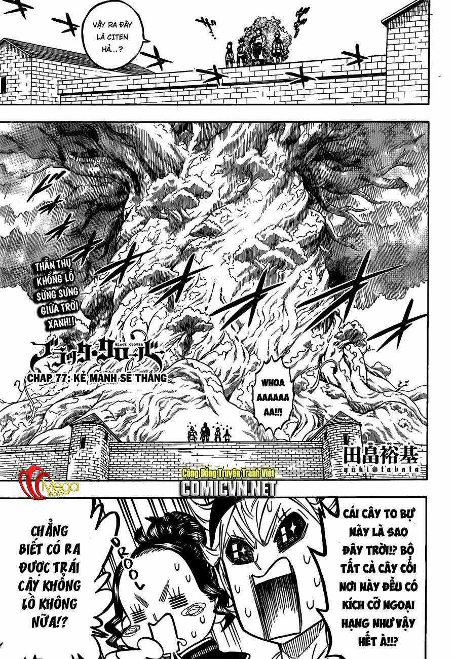 Black Clover - Pháp Sư Không Phép Thuật Chapter 77 trang 1
