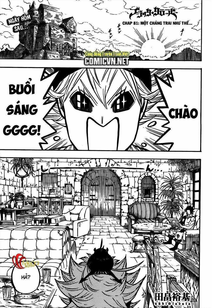 Black Clover - Pháp Sư Không Phép Thuật Chapter 81 trang 0