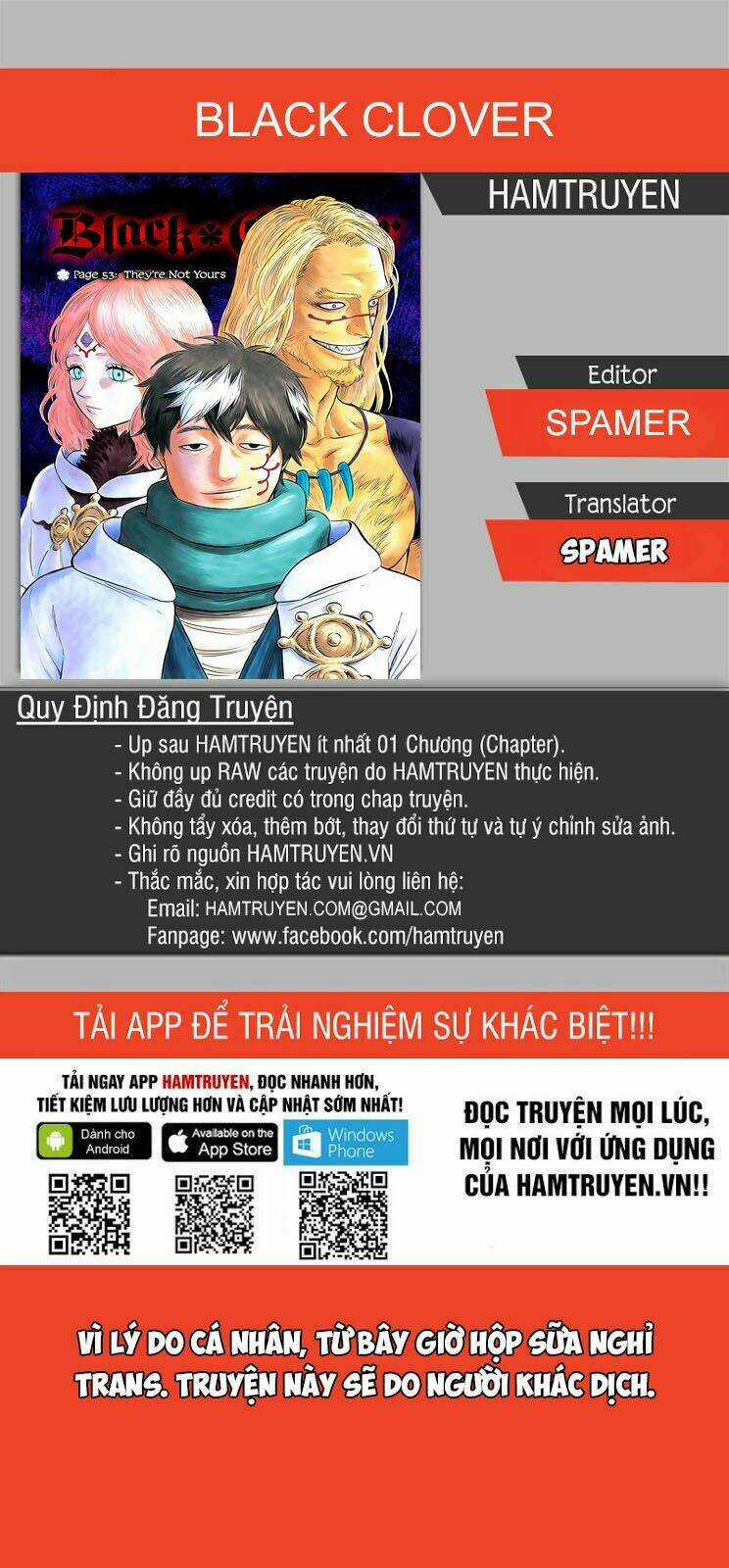 Black Clover - Pháp Sư Không Phép Thuật Chapter 86 trang 0
