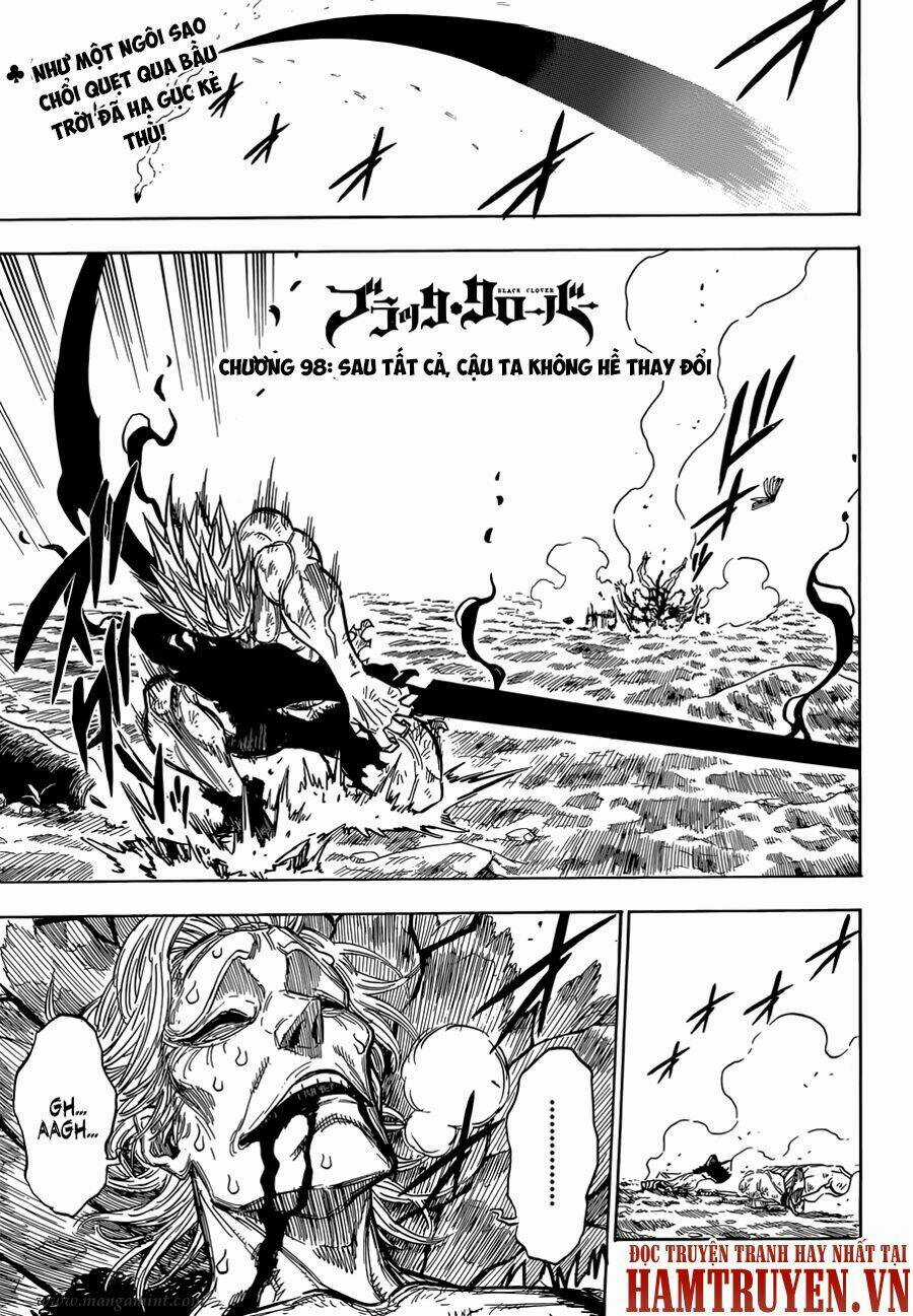 Black Clover - Pháp Sư Không Phép Thuật Chapter 98 trang 0