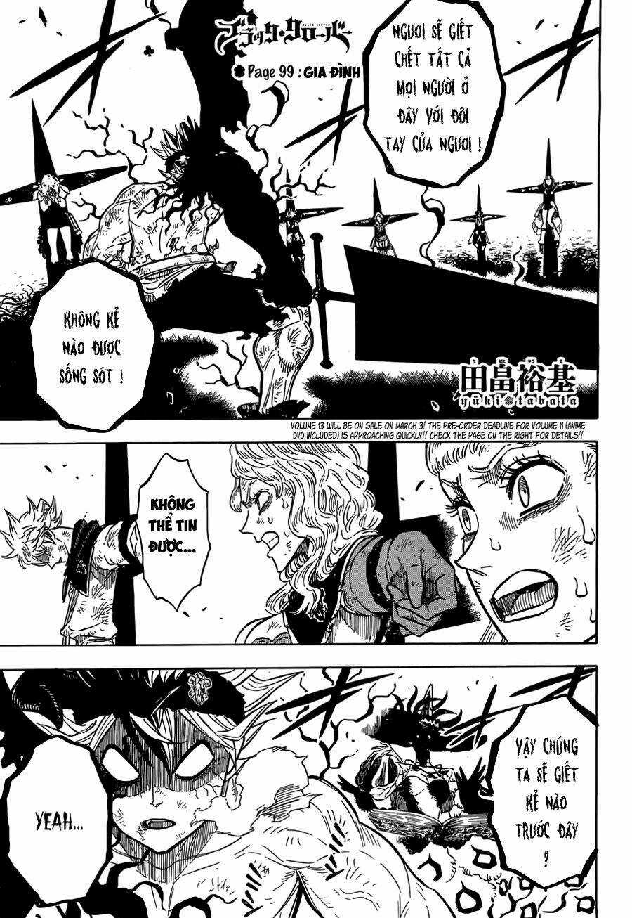 Black Clover - Pháp Sư Không Phép Thuật Chapter 99 trang 0