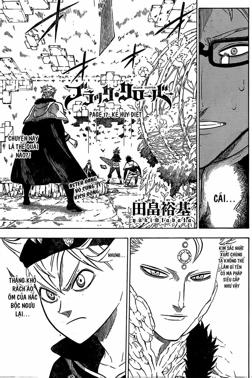 Black Clover - Thế Giới Phép Thuật Chapter 17 trang 1