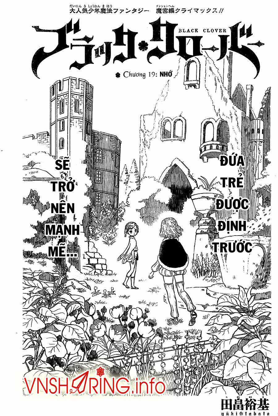 Black Clover - Thế Giới Phép Thuật Chapter 19 trang 1
