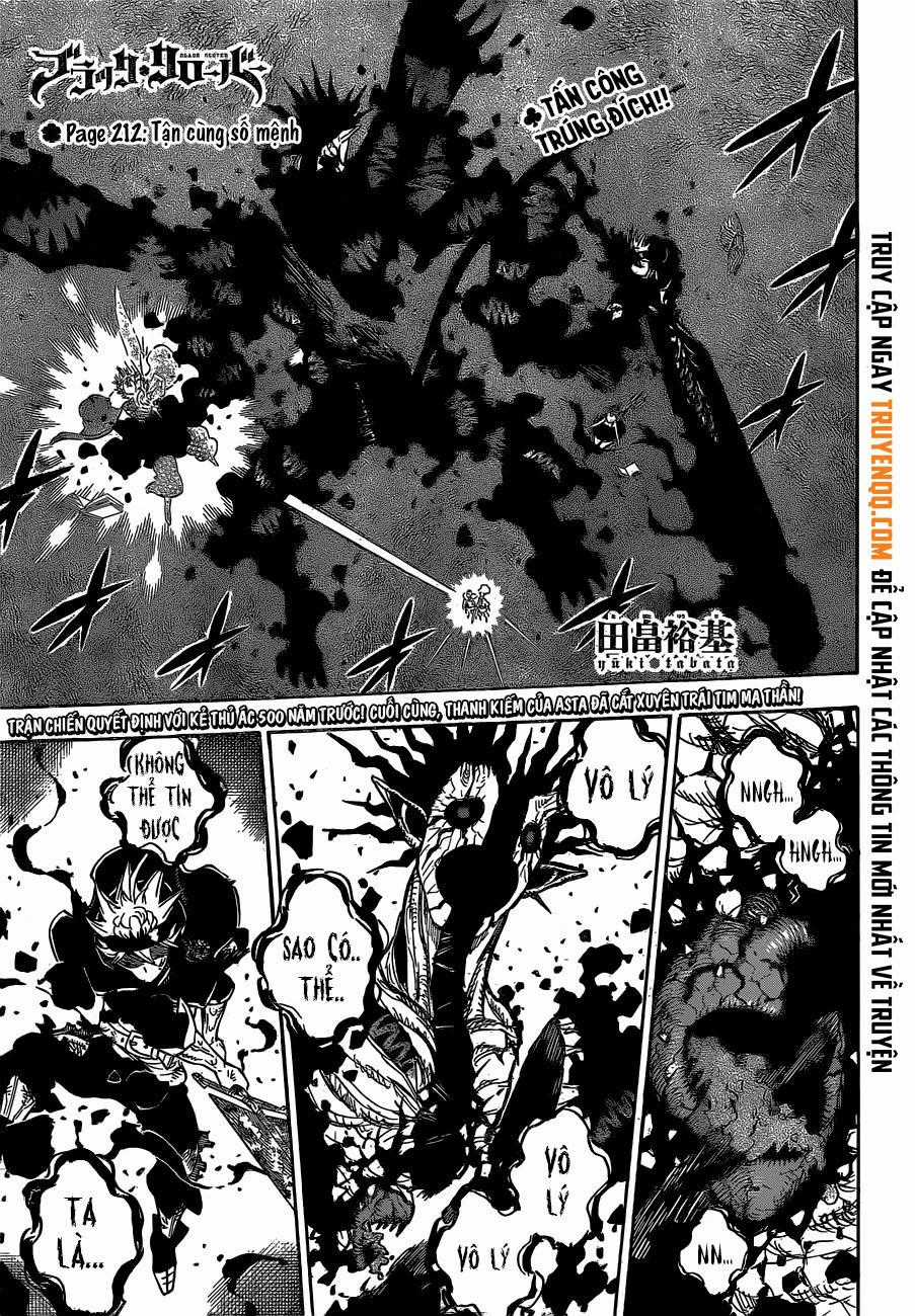 Black Clover - Thế Giới Phép Thuật Chapter 212 trang 1