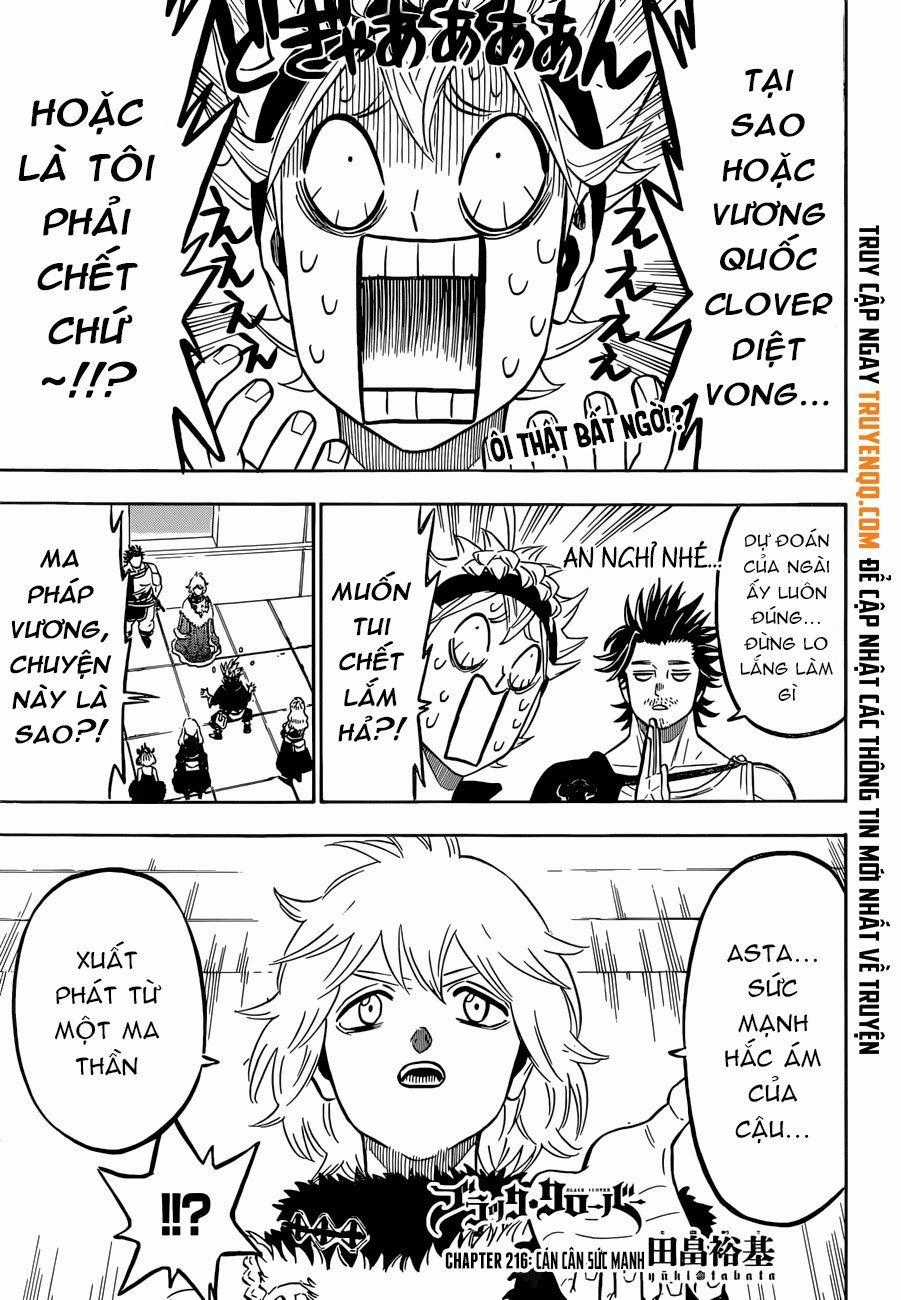 Black Clover - Thế Giới Phép Thuật Chapter 216 trang 1