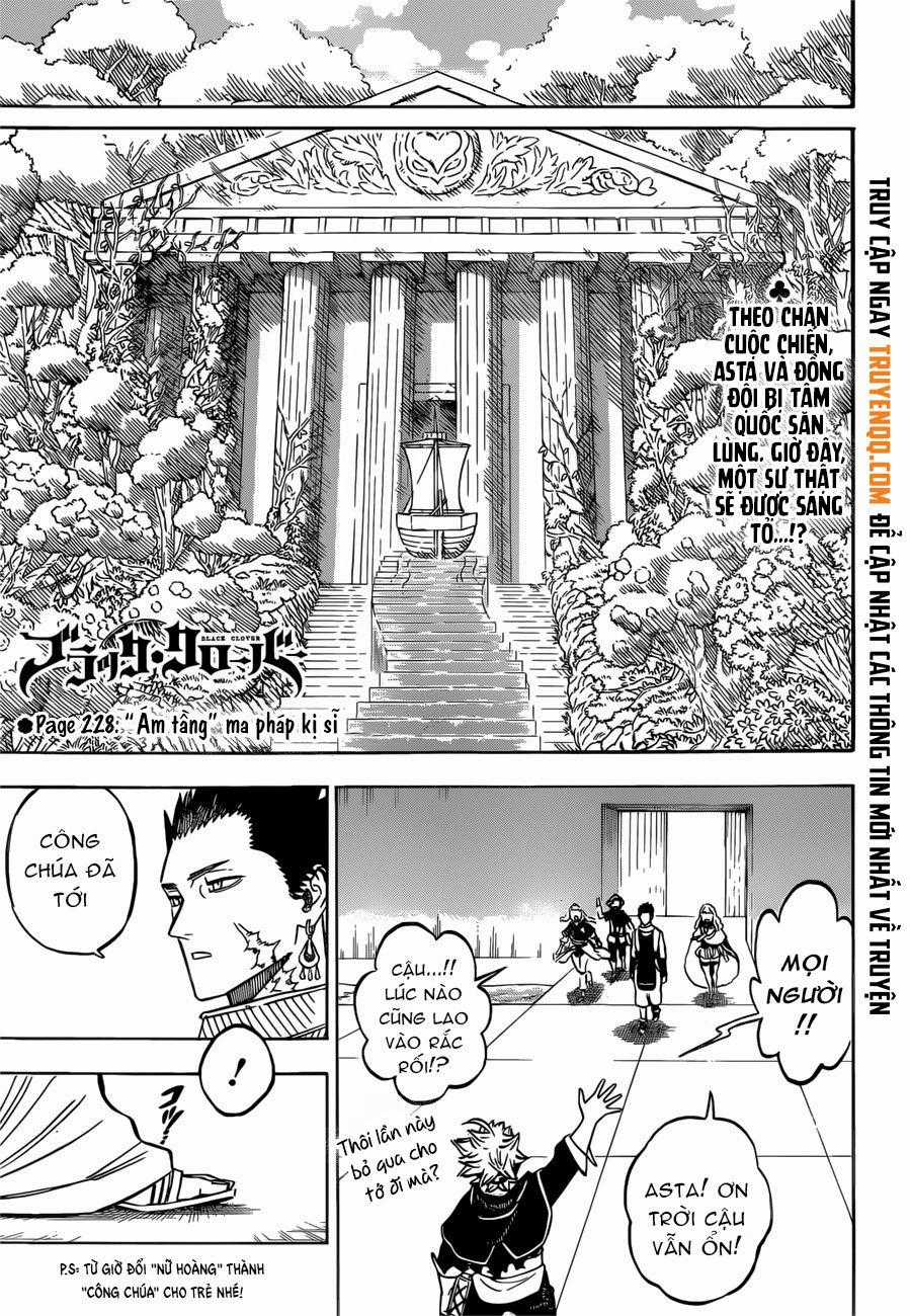 Black Clover - Thế Giới Phép Thuật Chapter 228 trang 1