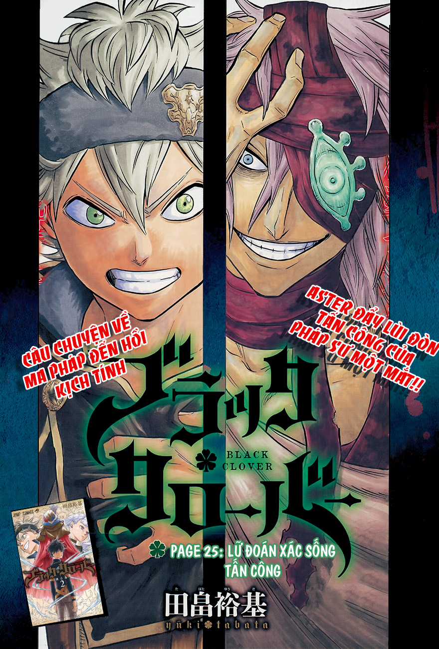 Black Clover - Thế Giới Phép Thuật Chapter 25 trang 3