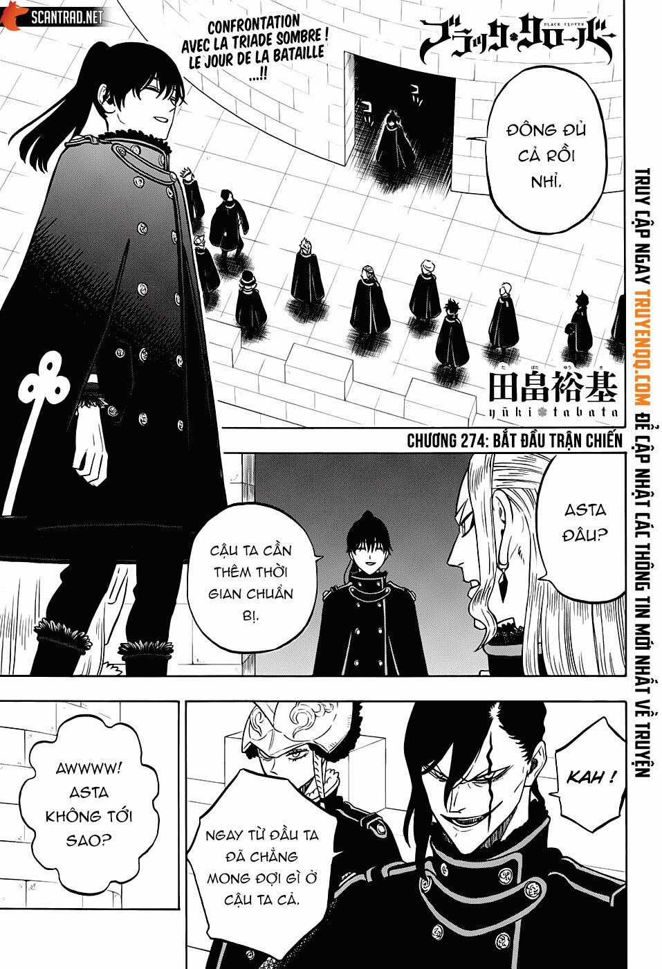 Black Clover - Thế Giới Phép Thuật Chapter 274 trang 1