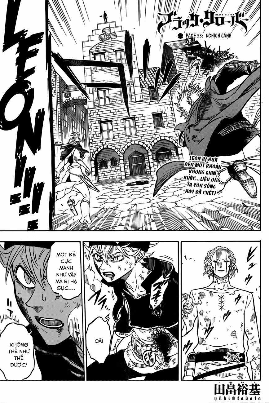 Black Clover - Thế Giới Phép Thuật Chapter 33 trang 1
