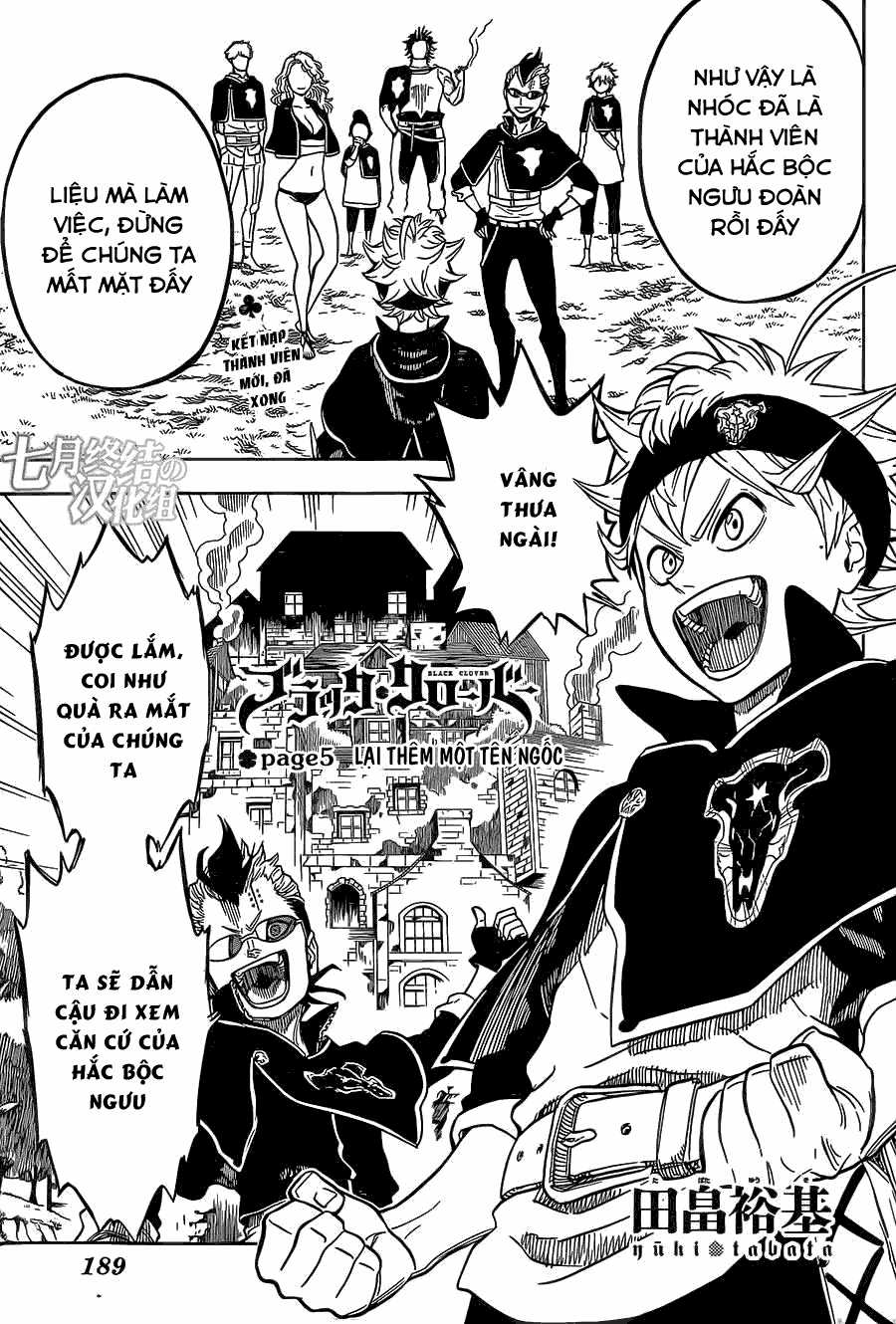 Black Clover - Thế Giới Phép Thuật Chapter 5 trang 1
