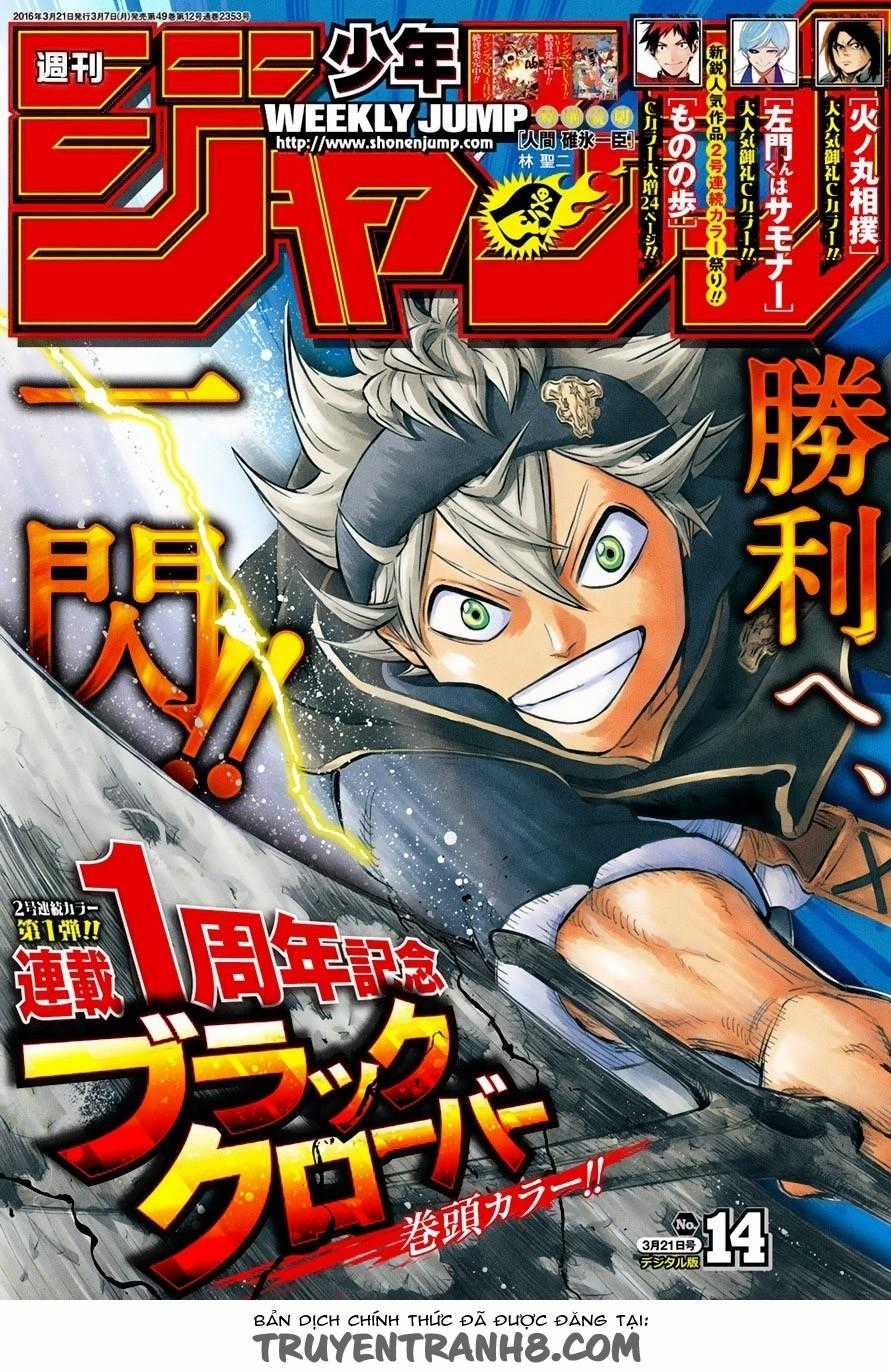 Black Clover - Thế Giới Phép Thuật Chapter 52 trang 0