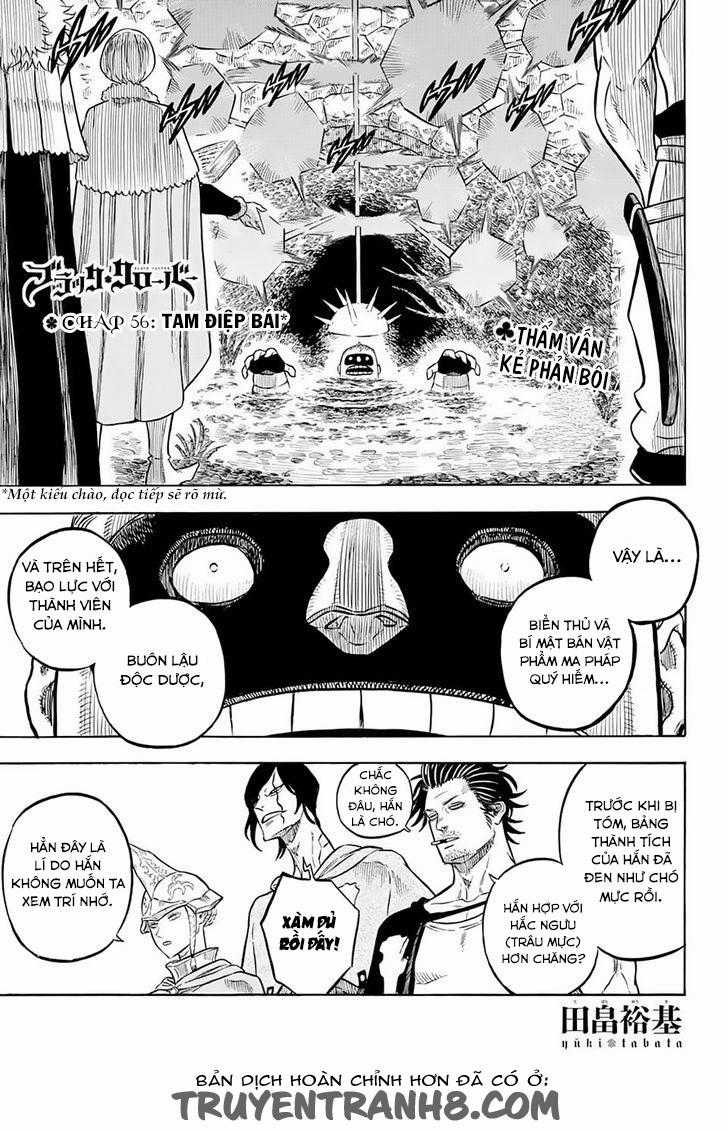 Black Clover - Thế Giới Phép Thuật Chapter 56 trang 0