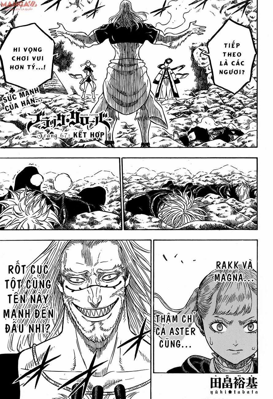 Black Clover - Thế Giới Phép Thuật Chapter 67 trang 1