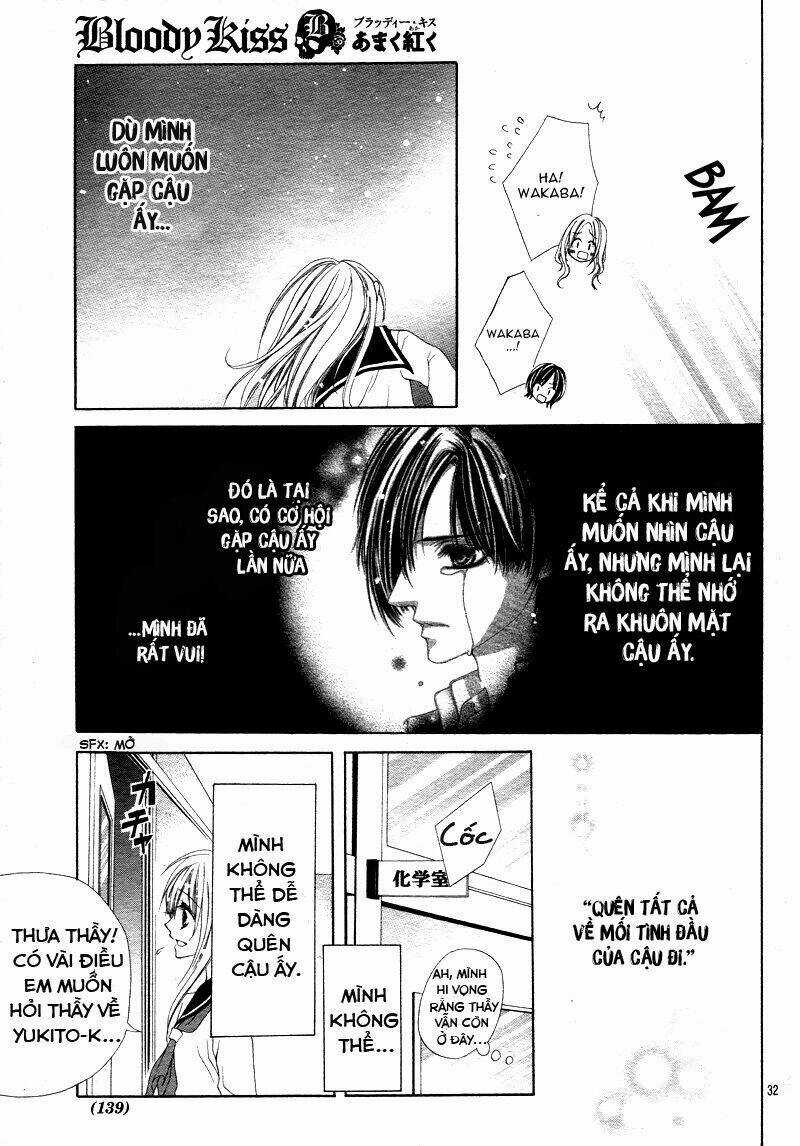 Bloody Kiss (Yagami Rina) Chapter 1 trang 32