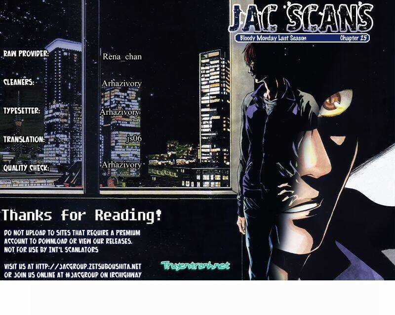 Bloody Monday III - Last Season Chapter 25 trang 21