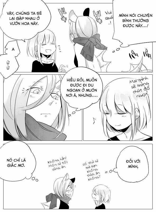 Bocchi Kaibutsu To Moumoku Shoujo Chapter 1 trang 10