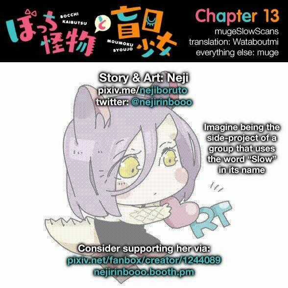 Bocchi Kaibutsu To Moumoku Shoujo Chapter 13 trang 14