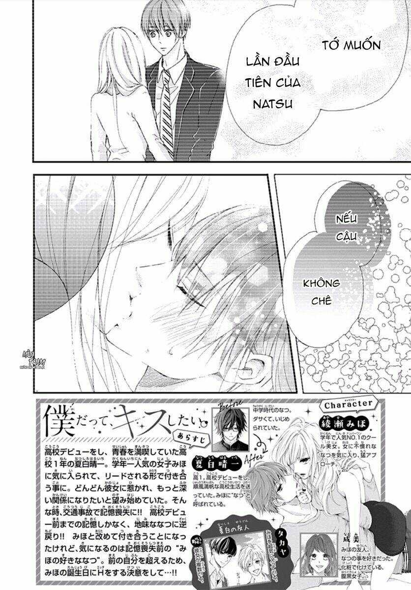 Boku Datte, Kiss Shitai. Chapter 19 trang 4