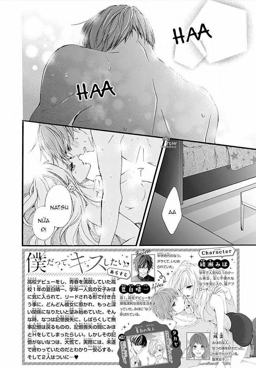 Boku Datte, Kiss Shitai. Chapter 20 trang 4