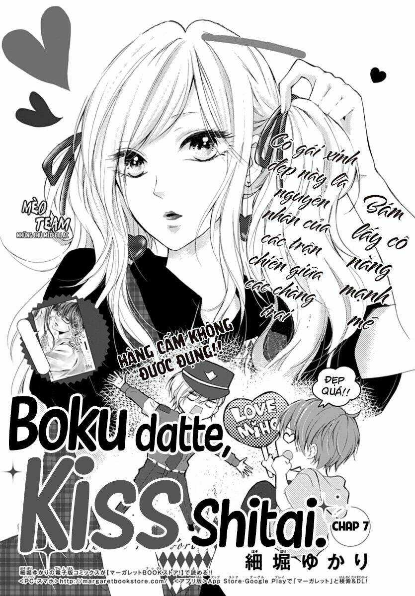 Boku Datte, Kiss Shitai. Chapter 7 trang 3