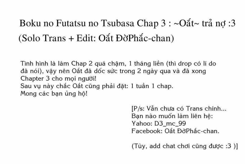 Boku No Futatsu No Tsubasa Chapter 3 trang 30