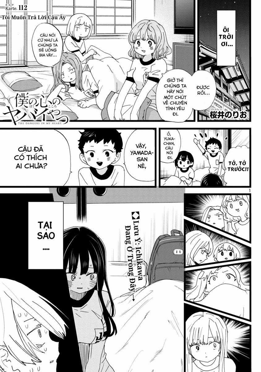 Boku No Kokoro No Yabai Yatsu Chapter 112 trang 1