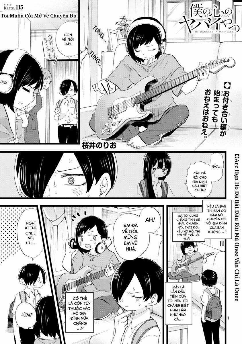 Boku No Kokoro No Yabai Yatsu Chapter 115 trang 2