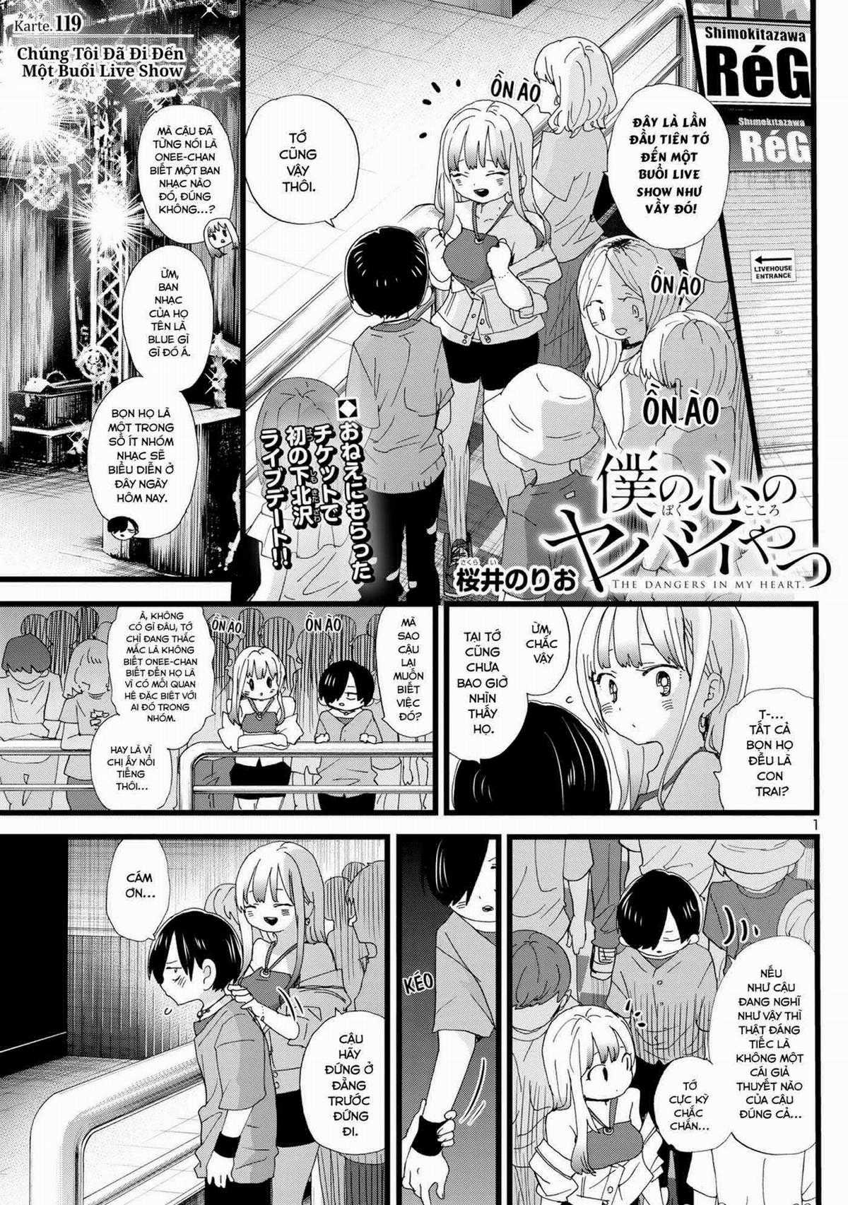 Boku No Kokoro No Yabai Yatsu Chapter 119 trang 1