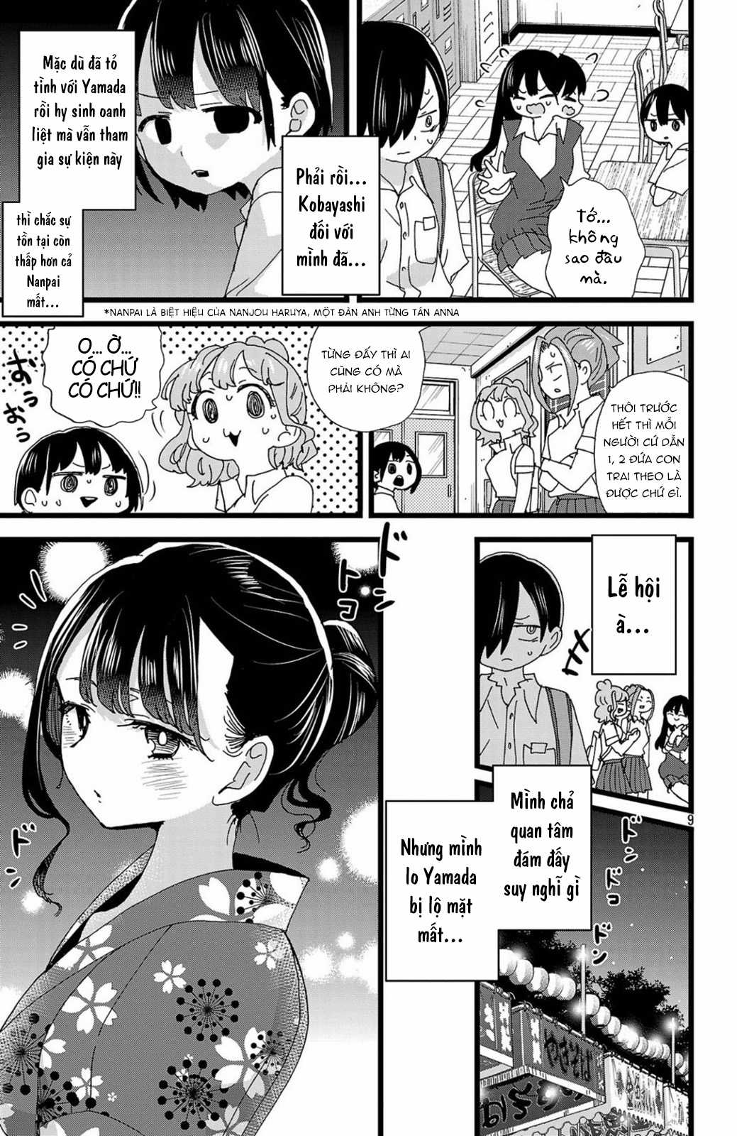 Boku No Kokoro No Yabai Yatsu Chapter 145 trang 9