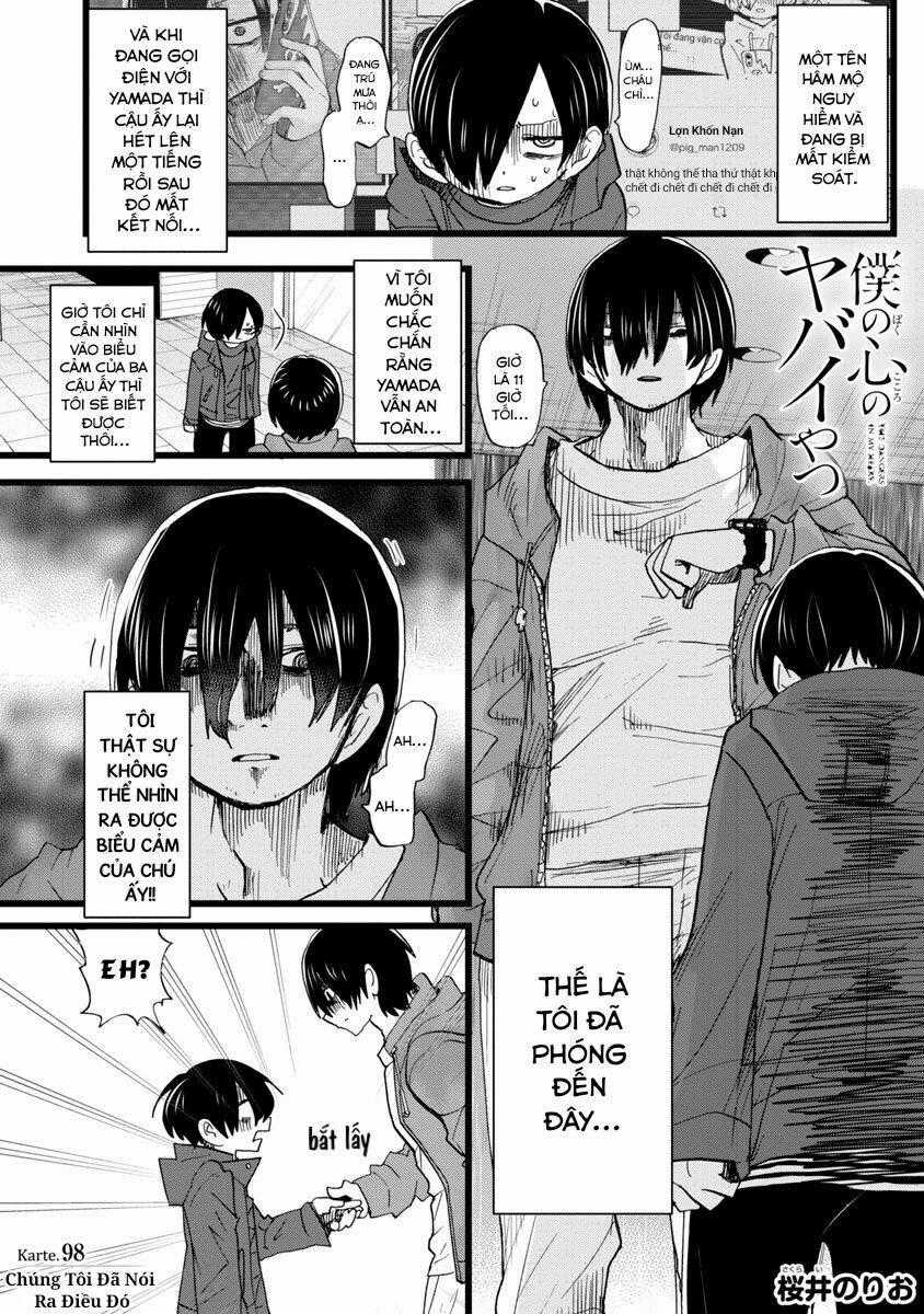 Boku No Kokoro Yabai Yatsu Chương 98 trang 1
