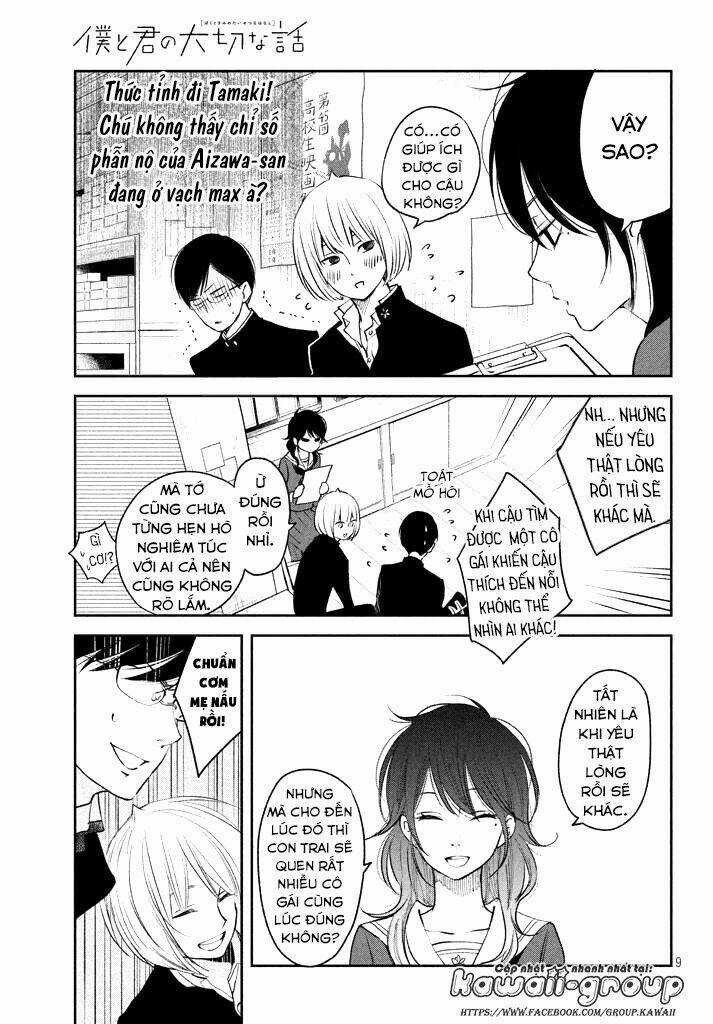 Boku To Kimi No Taisetsu Na Hanashi Chapter 13 trang 10