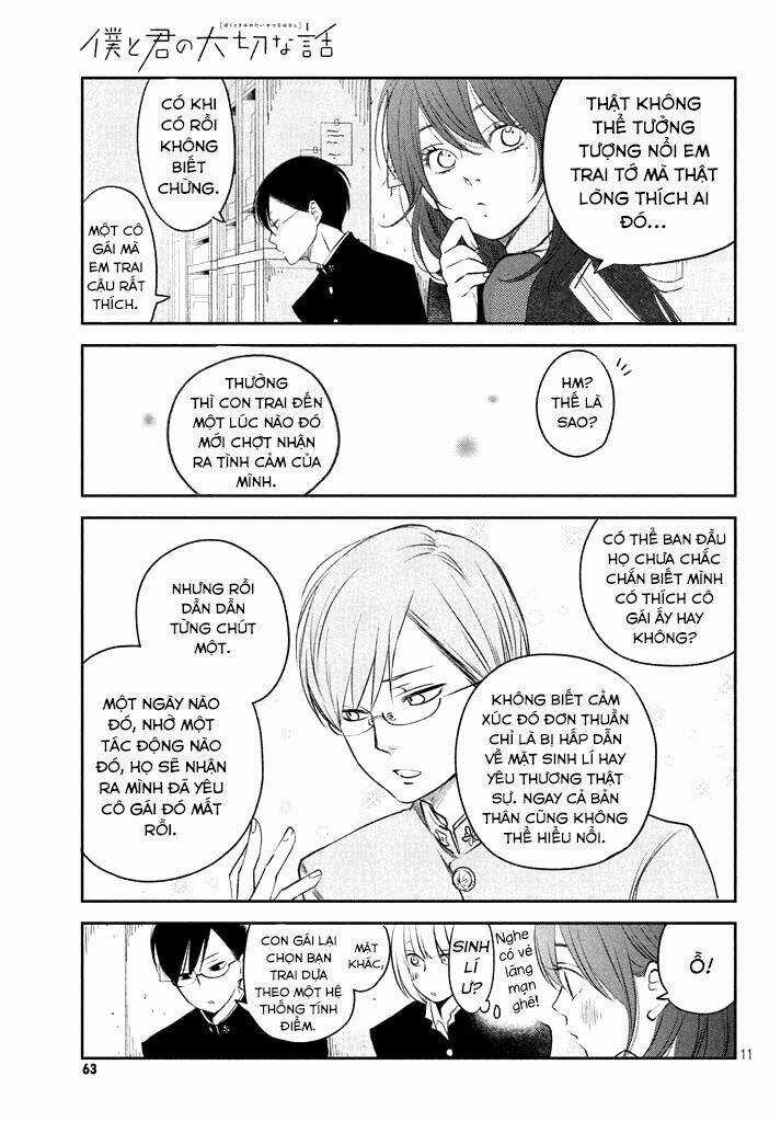 Boku To Kimi No Taisetsu Na Hanashi Chapter 13 trang 12