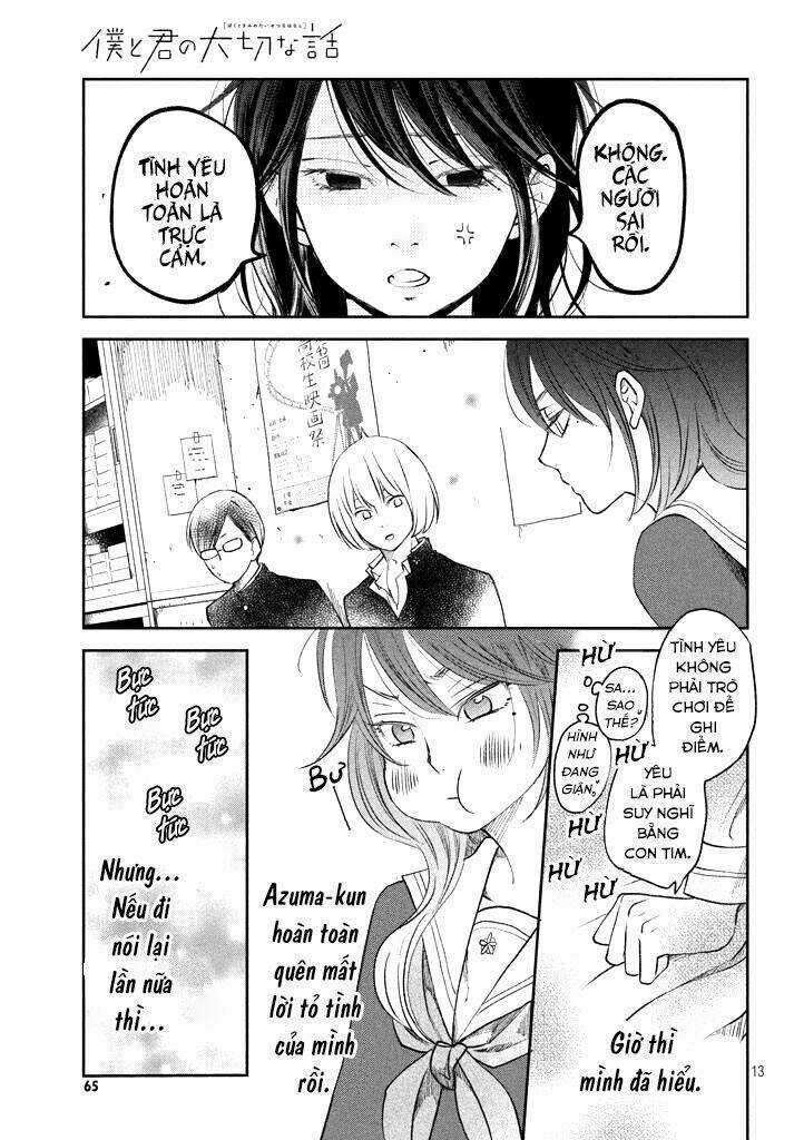 Boku To Kimi No Taisetsu Na Hanashi Chapter 13 trang 14