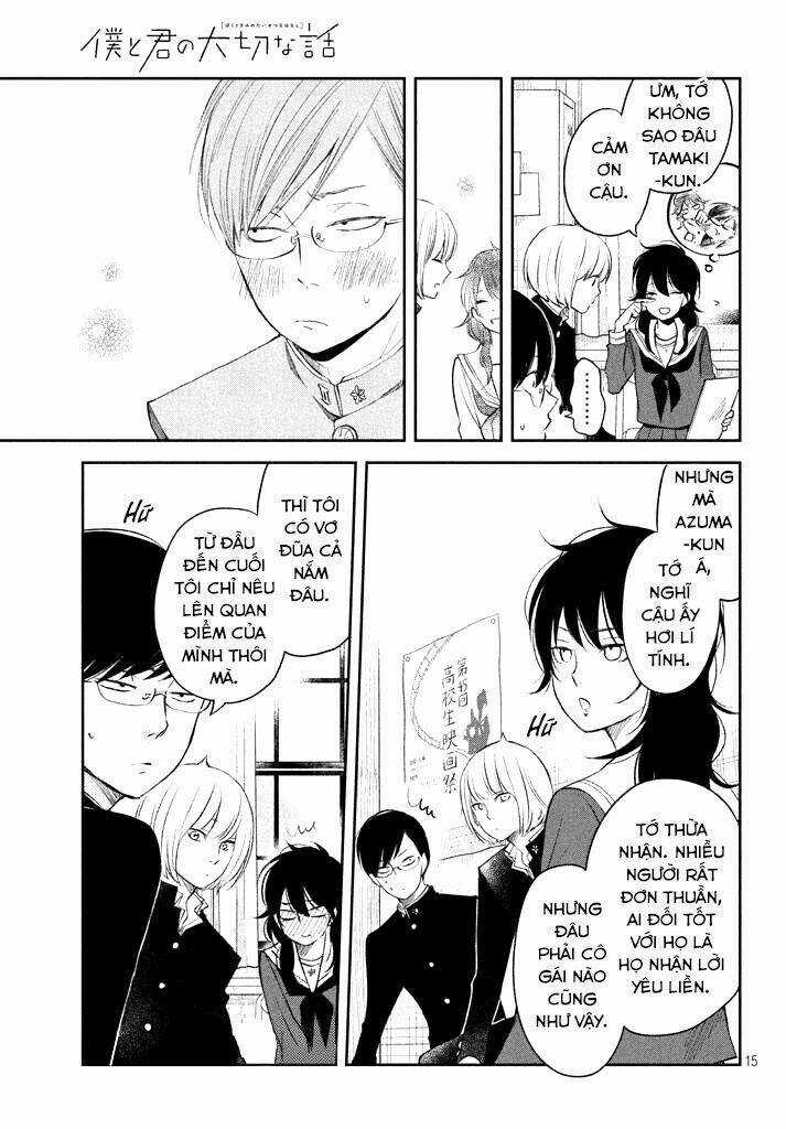 Boku To Kimi No Taisetsu Na Hanashi Chapter 13 trang 16