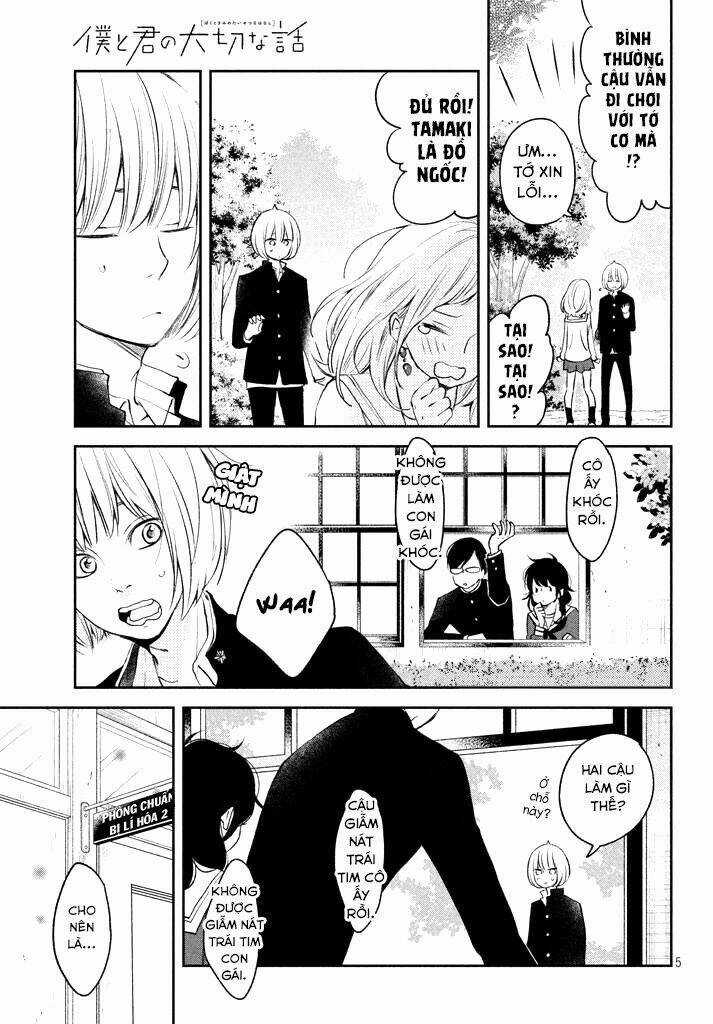 Boku To Kimi No Taisetsu Na Hanashi Chapter 13 trang 6