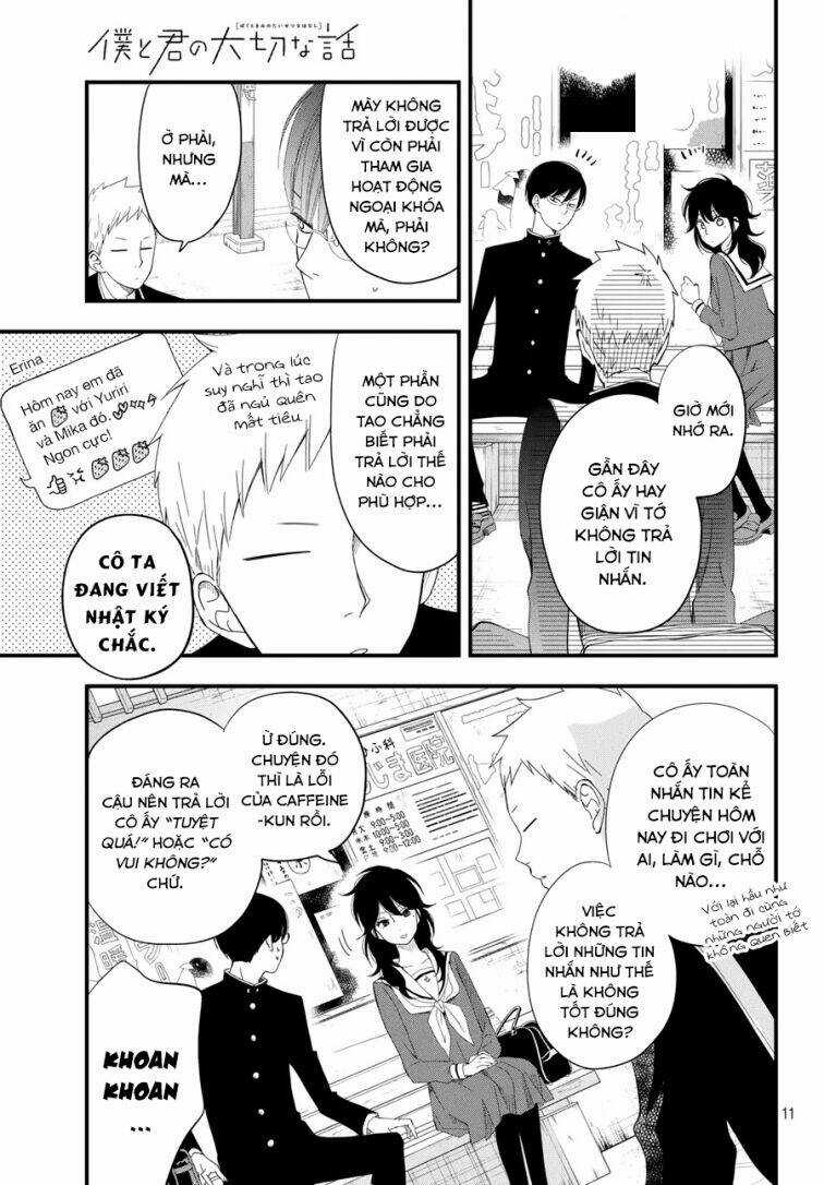 Boku To Kimi No Taisetsu Na Hanashi Chapter 4 trang 13