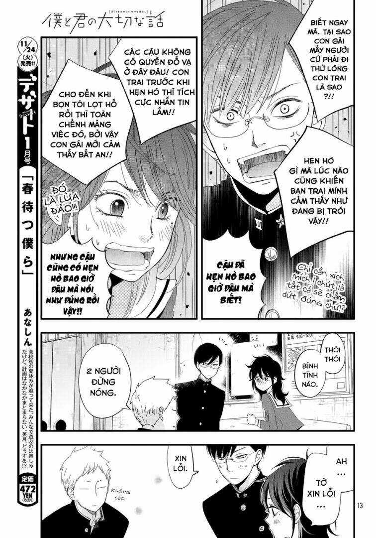 Boku To Kimi No Taisetsu Na Hanashi Chapter 4 trang 15