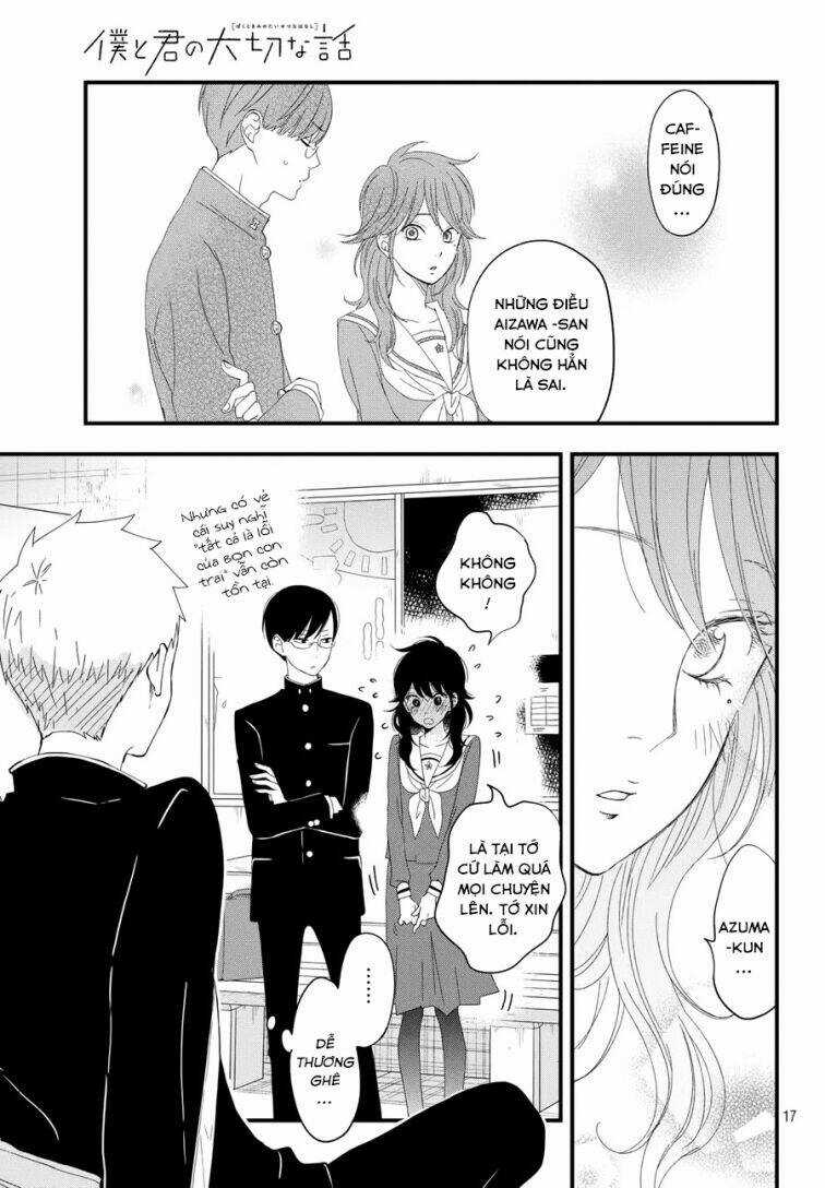 Boku To Kimi No Taisetsu Na Hanashi Chapter 4 trang 19