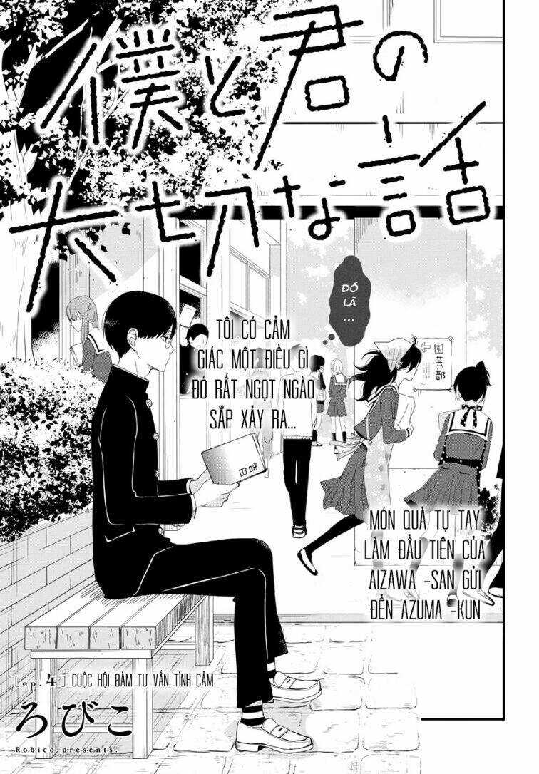 Boku To Kimi No Taisetsu Na Hanashi Chapter 4 trang 3