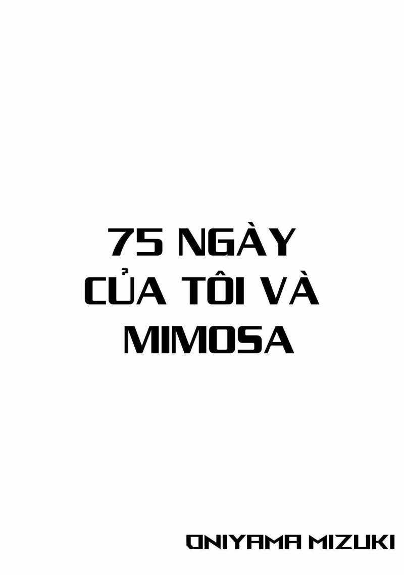 Boku To Mimoza No 75-Nichi Chapter 4.5 trang 13