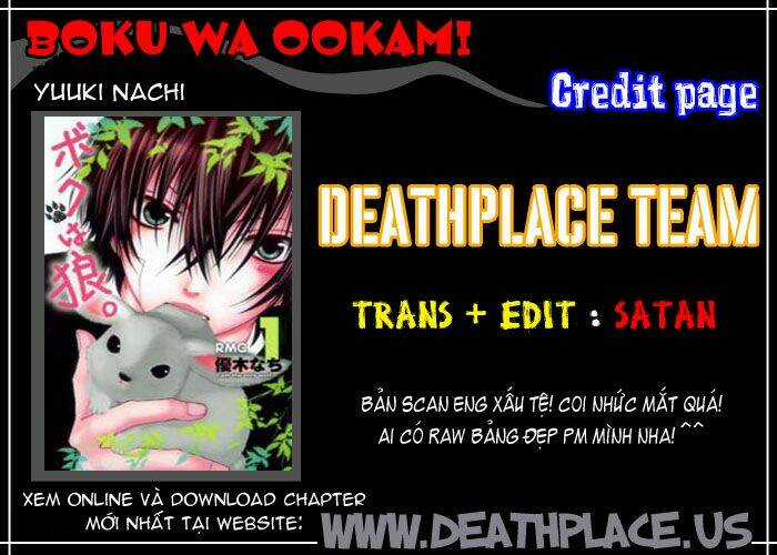 Boku Wa Ookami Chapter 3 trang 32